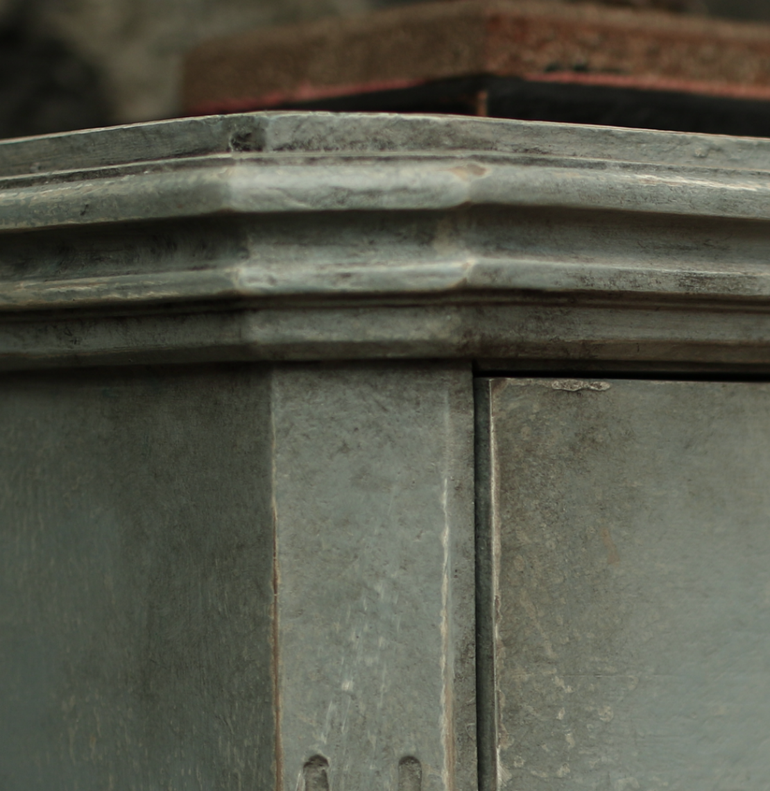 Pair of Nordic Blue Gustavian Chests